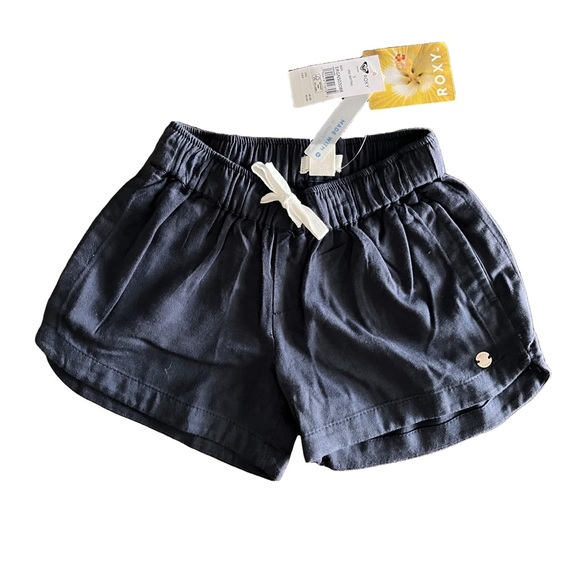 Roxy Girl Navy Shorts NWT - Picture 1 of 5